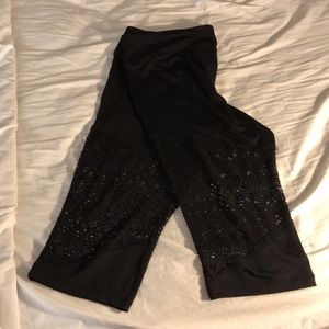 Material Girl Active XXL black workout capris